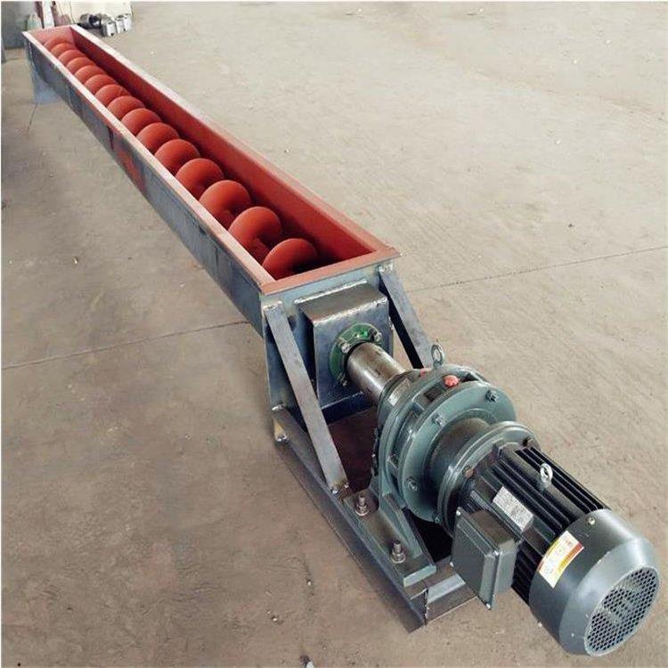 无轴防缠绕U型螺旋输送机单轴双轴上料提升机蛟龙螺旋输送机设备