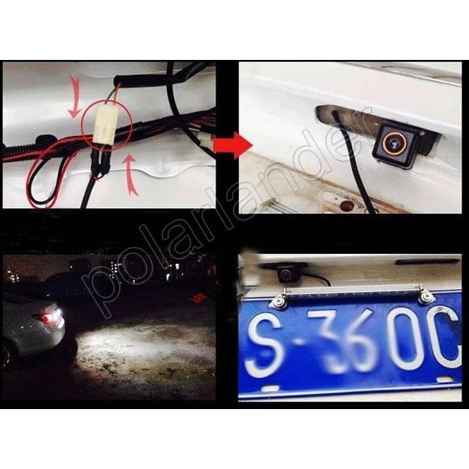 1pcs 超高亮LED牌照灯倒车灯刹车灯 15SMD 白色