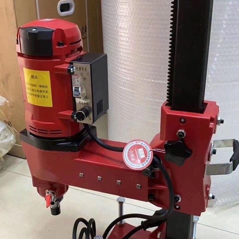 双高水钻机台式钻孔机混泥土打孔机大功率带支架工程开孔打洞钻机