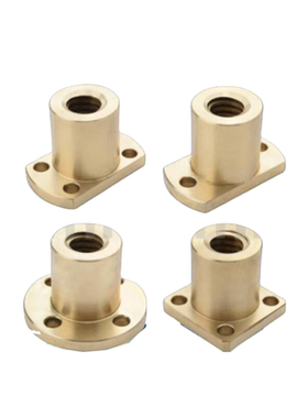 梯形丝杠螺母左旋双切边法兰MTSGL10/2/4/6/8/20/5/8/32/36/40/50