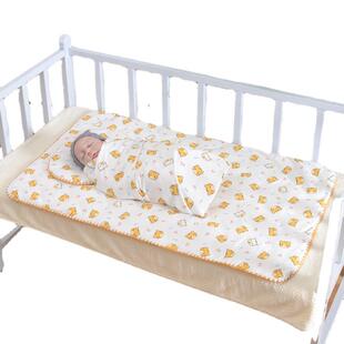 儿园宝宝生儿纯棉褥子云片枕包单套幼装新四品季款34礼套件