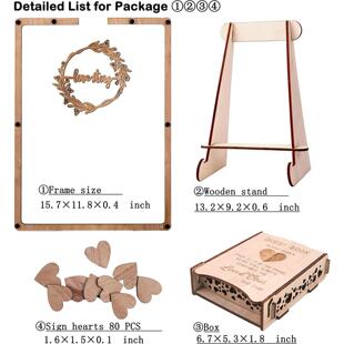 婚礼嘉宾婚留言簿日心JHGY-099形木盒支架婴儿洗礼生结毕业典礼相