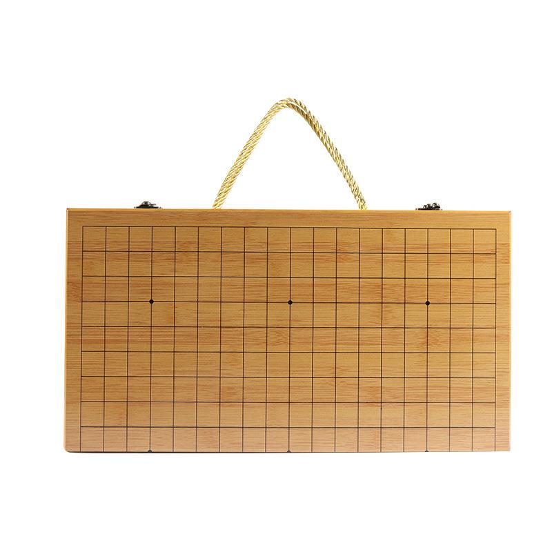 厂家直销新款围棋实木棋面棋实便木盒新雲子子棋携带棋盒礼品