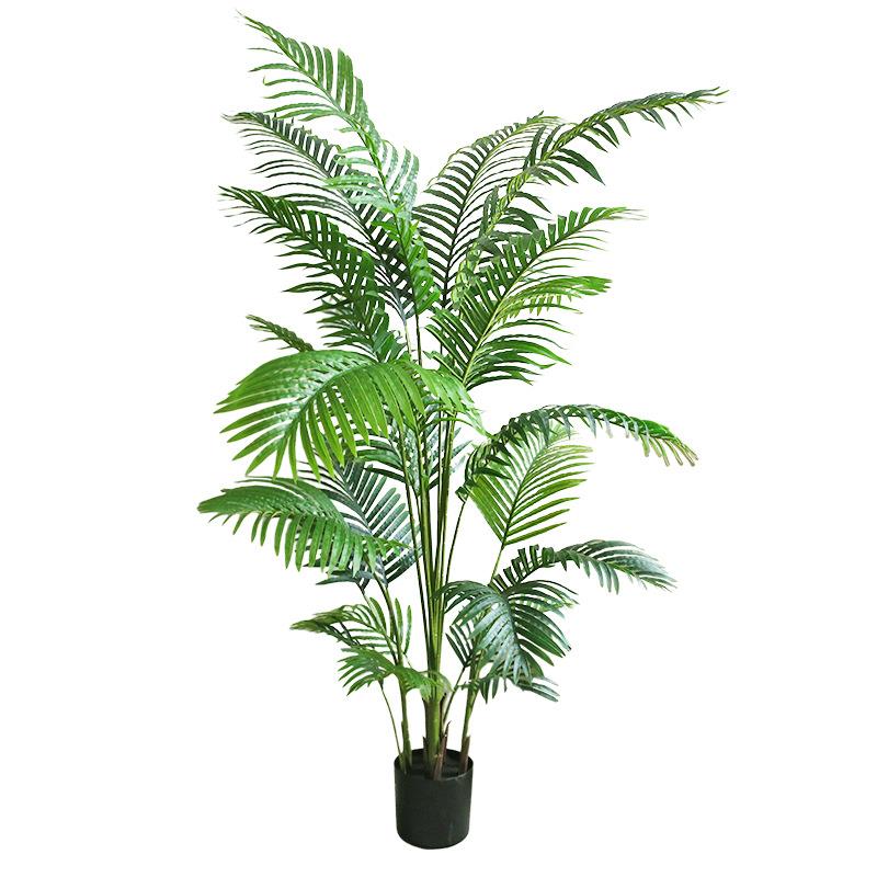 仿真绿新植款散尾端SWK001高大型室内落地盆栽装饰仿真树葵客厅造