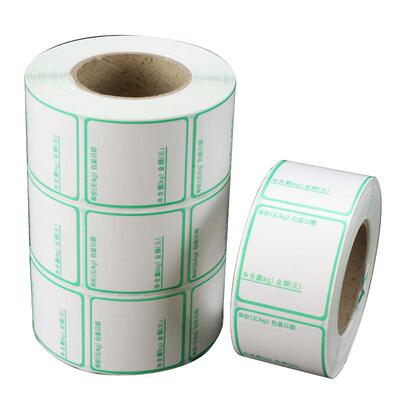 电纸胶子秤条码纸不干超标签价格纸KAU奶茶店打价市纸34*37