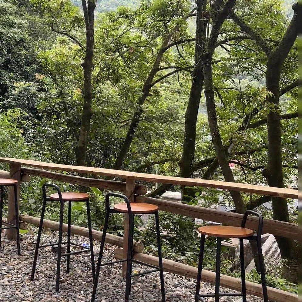 新品现代简约轻无品牌/奢红吧设计师外田园台椅家用酒吧凳网靠背,商业/办公家具,酒吧桌,淘宝优惠券,粉丝福利购,淘宝优惠卷