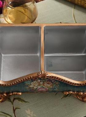 创意欧式收纳盒摆复古控器遥盒书MYP面房件桌客厅茶几储物盒家居