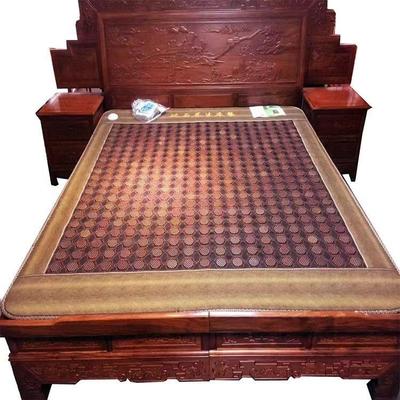 泗水滨红黄砭石床垫SSSCD生养双温左右定时电加热家用美容热敷院