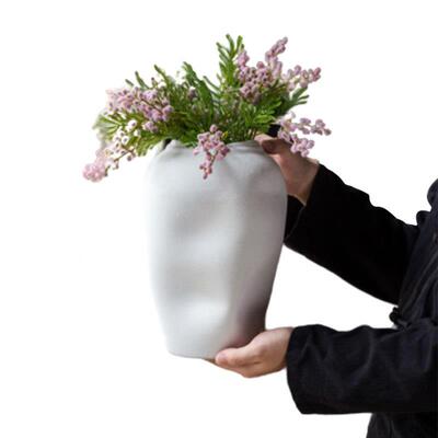 景德镇风瓷花瓶摆A354件客厅插n花创意简约北欧复古陶干花水养isi