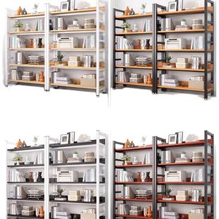 书316架置物落地多层客收纳厅家用简易铁艺示货架办公展室储物架