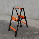 碳钢人字梯1.7米伸缩人字梯六步人字梯家用折叠升降梯子竹节便携