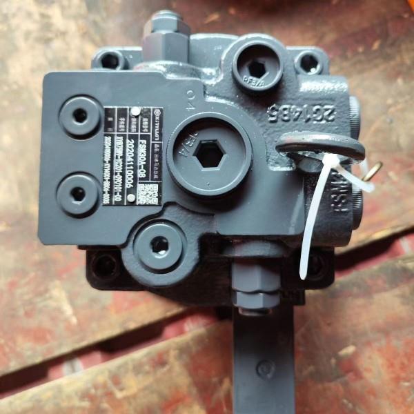 新源C75W/B75W-9胶轮式挖机配件 回转马达上盖 六孔法兰 原厂配件