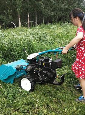 自ISS走式碎草园还田秸机秆粉碎果草开打荒农用新型矮款除草机割