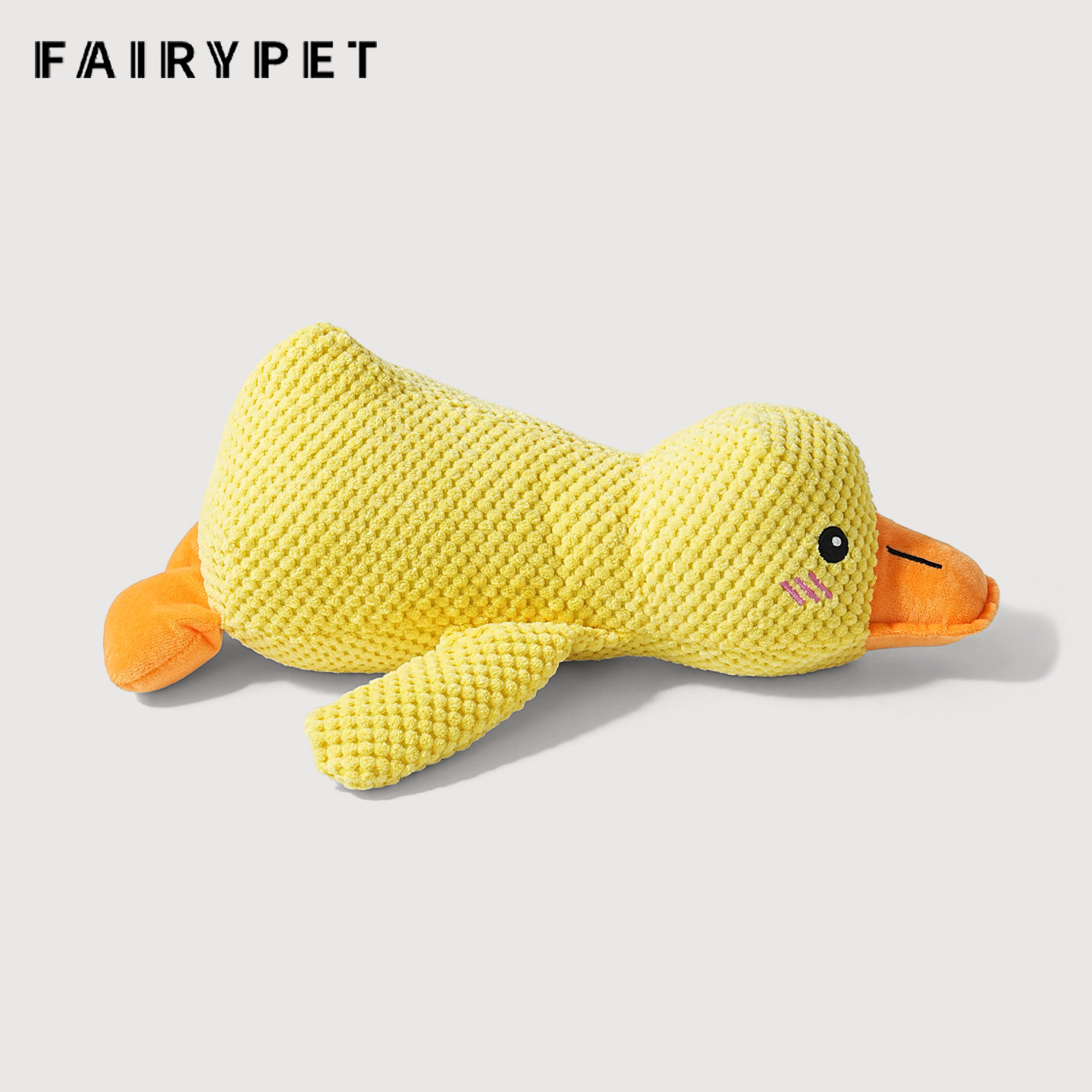 FAIRYPET狗狗发声玩具小黄鸭自嗨解闷神器中小型犬陪睡毛绒玩偶