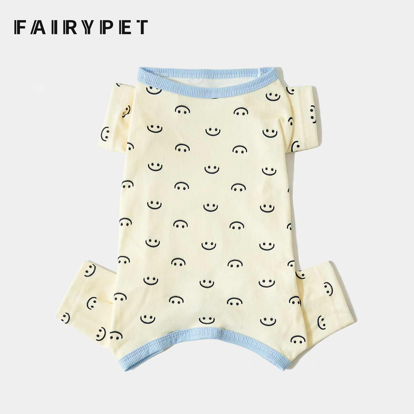FAIRYPET狗狗护肚衣防掉毛春秋款中小型犬睡衣四脚衣猫咪衣服薄款
