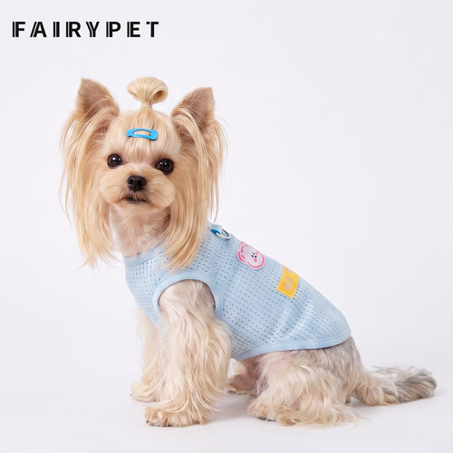小狗狗衣服夏日薄款衣服泰迪宠物小型犬雪纳瑞比熊透气猫咪衣服