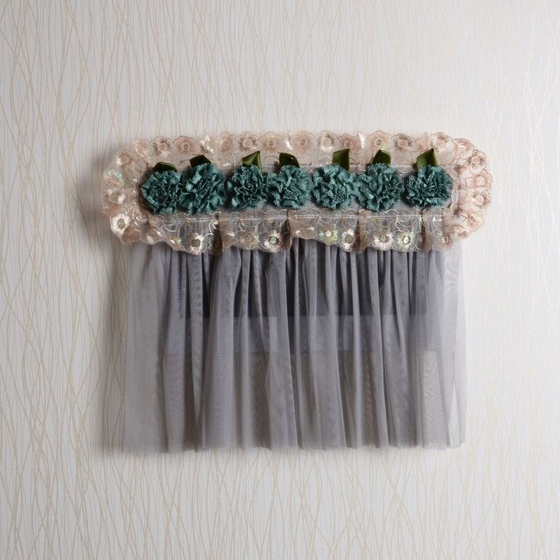 蕾丝电表箱装饰创意遮挡r门口可视门铃电话套布艺变电箱集线箱贴