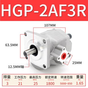 12R 11.5R F2R HGP 液压油泵高压齿轮泵GPY
