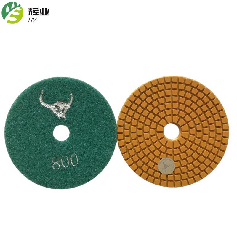 牛头水磨片石材打磨抛光片石英石大理瓷砖抛光片翻新角磨机打磨片