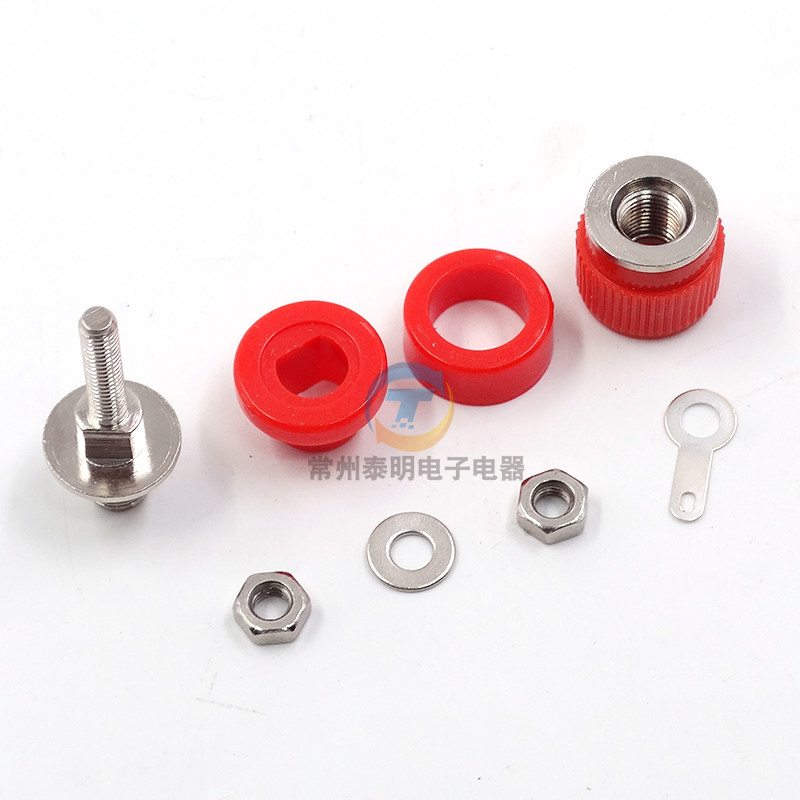 红黑接线柱端子电流JS 222测试4mm接插件接地柱逆变器仪器仪表机,搬运/仓储/物流设备,机械式停车设备（立体停车库）,淘宝优惠券,粉丝福利购,淘宝优惠卷