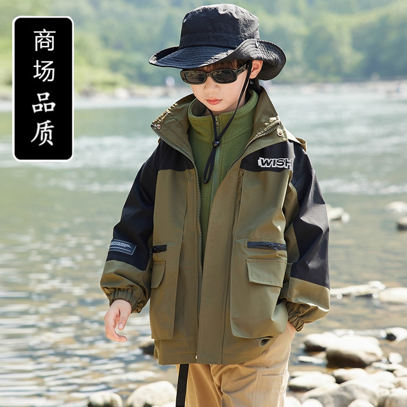 男童冬装外套2025新款