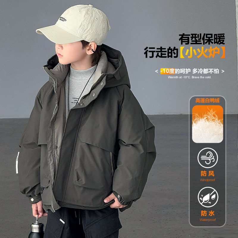 童装男童羽绒服冬装2025