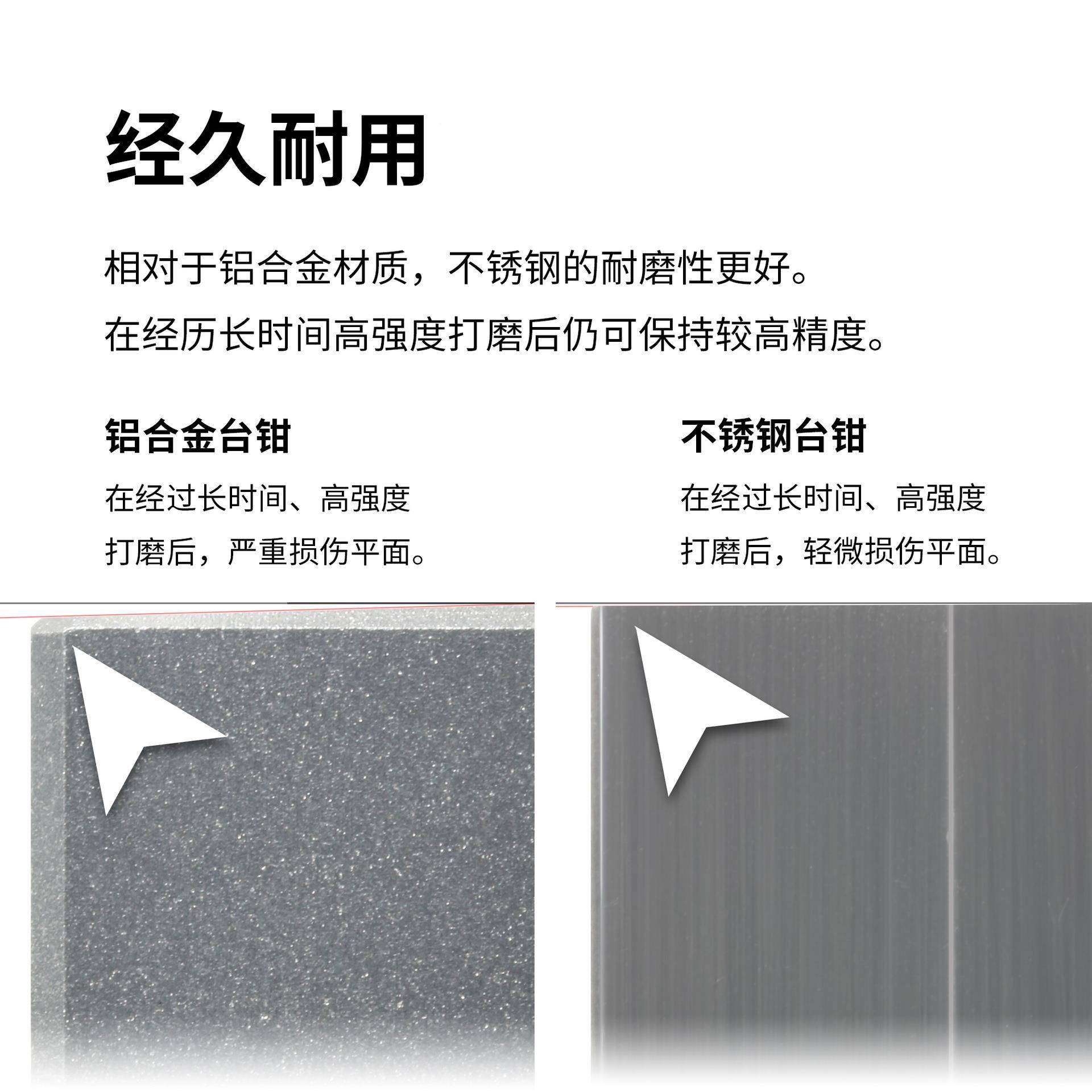 不锈精密小台钳AT-精M夹V高ZLR钢度模型专用手持迷你持工具