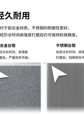 不锈精密小台钳AT-精M夹V高ZLR钢度模型专用手持迷你持工具