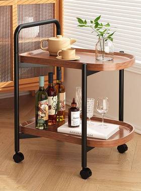 可移小茶几小动推车客厅沙你小桌发子60736带轮置物架移迷动边几