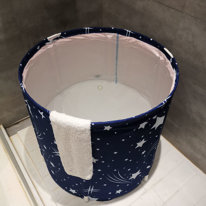 加厚大号折叠泡澡桶家用