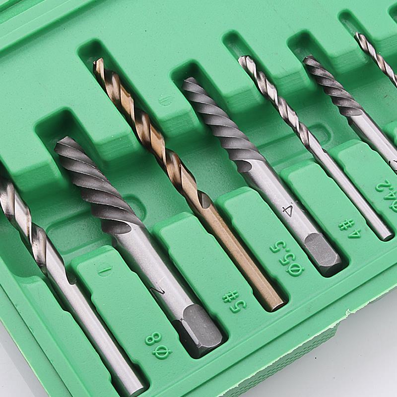 kt断头螺丝取出器牙螺取断工丝滑汽车维修CUC具反丝倒丝器工具11