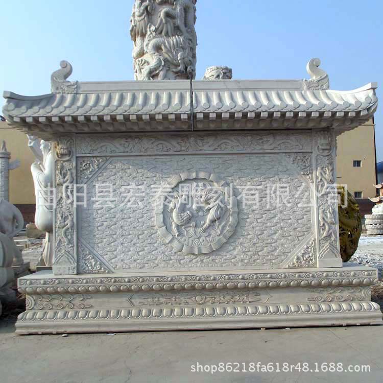 厂家直供石雕影壁墙仿古影壁墙汉白玉浮雕庭院石浮雕壁画