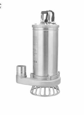 04全不锈钢.泵WQW污水泵丝口055KW不锈钢ITI拉芯QD小型污水潜水电