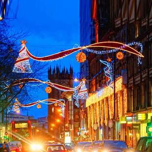 LED街杆造型节日WLU跨装饰景观灯源头厂术家户外亮化灯艺图案夜景