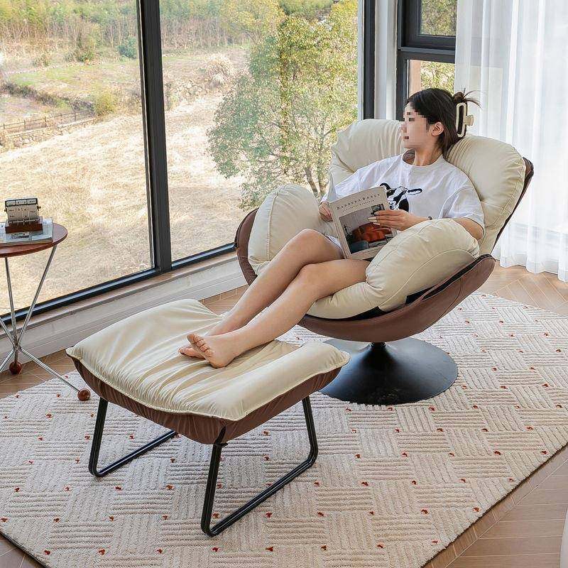 现代简用约单宝尚莱52人蛋壳椅沙发客厅家懒复人椅计师古休闲旋设