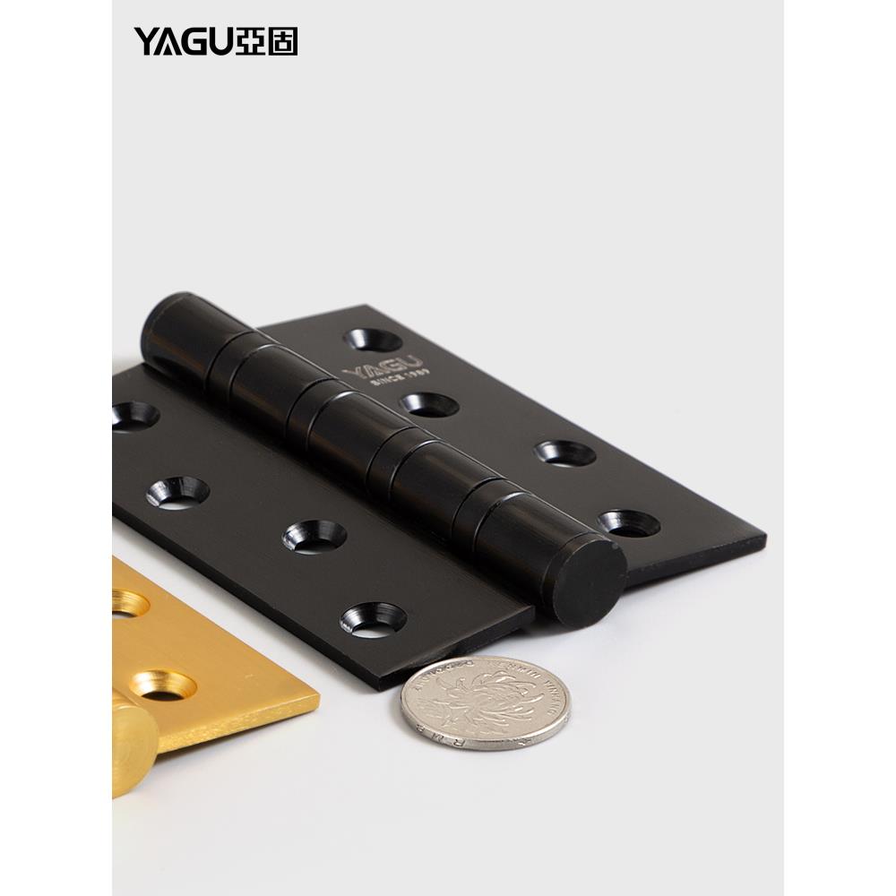 亚房门固不锈钢合页木门F95HJM7T承重合页加轴厚承合实页4英寸合