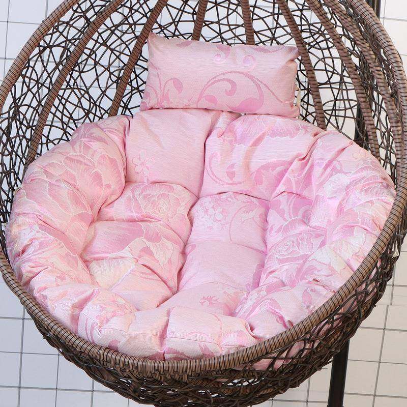 I吊椅YR7夏天用吊篮坐垫单人大号可拆洗鸟巢秋千垫子靠藤摇F757TH