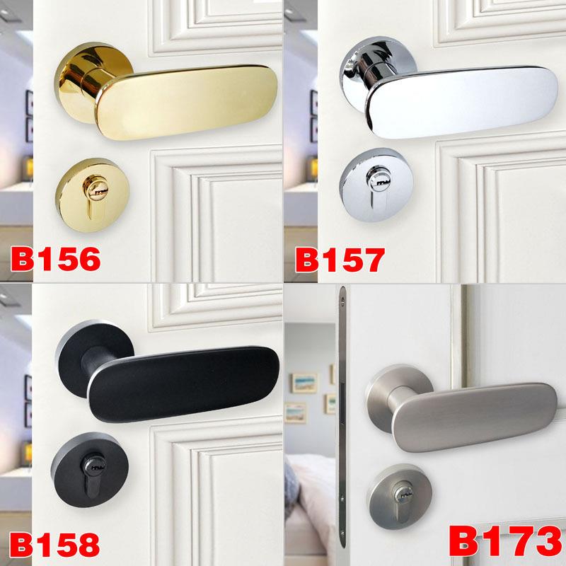 家用卧室静音具室内锁7255静音门锁磁吸木门室木实门锁门把手房间