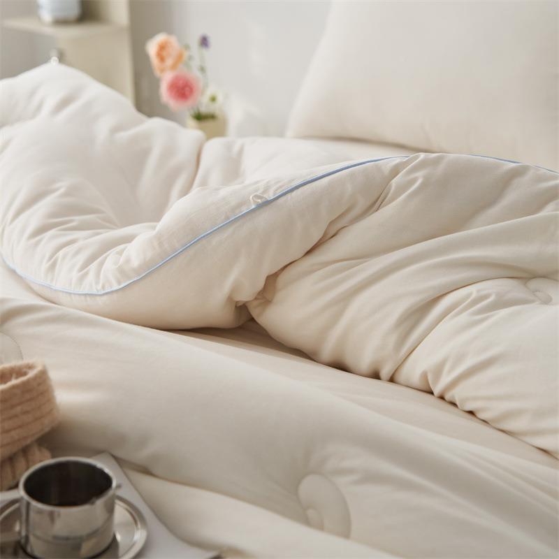 8225秋0SY冬新款60全棉磨毛0%大豆被被子被芯s酒店民宿秋冬加厚10