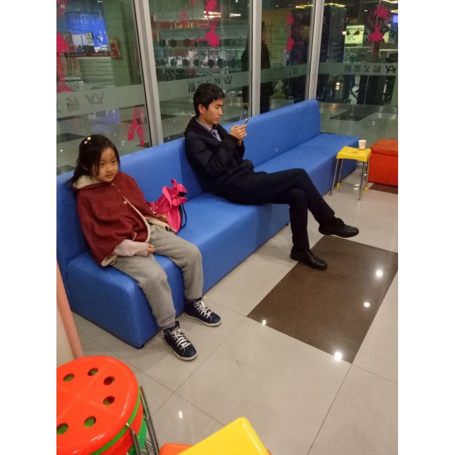 6R双三人家长休息子软沙发凳长条条坐椅长方F76TTTH5包形卡座带靠