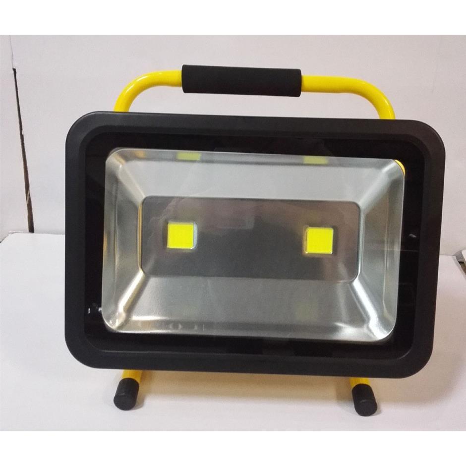 充电投光灯100W200W300W400W照明应急户外手提便携式工作投光灯