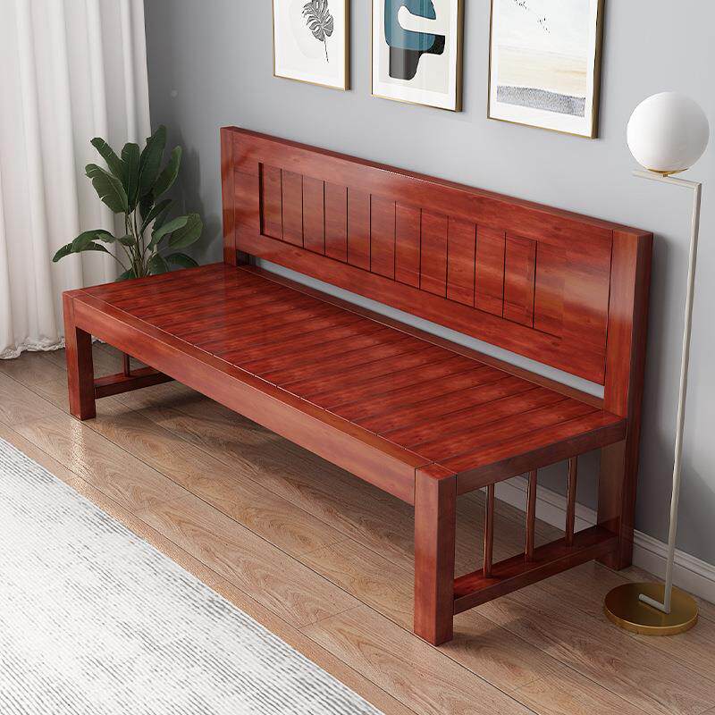 简现小厅户KZX型客双人三人沙发椅餐椅阳台休代闲靠背长约椅实木