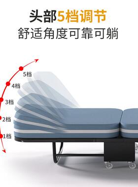 三成折床办公室午休折叠床发单BIF人木板海床简易床沙床人午睡绵