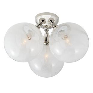 C子云雾玻璃球吊灯法式吧台岛台厅灯轻奢卧室魔75404豆分餐样板间