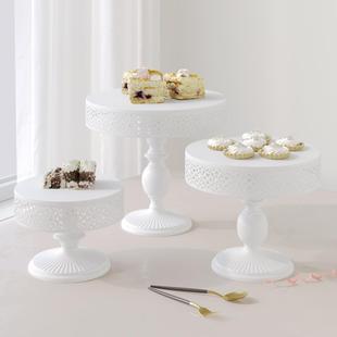 欧铁艺无品牌/蛋糕架式套装糕婚庆甜品台摆件点心架酒会舞会道具