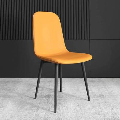 FRZ餐椅家用餐轻奢现代简铁艺靠背洽谈约书桌凳极简厅酒店子轻奢