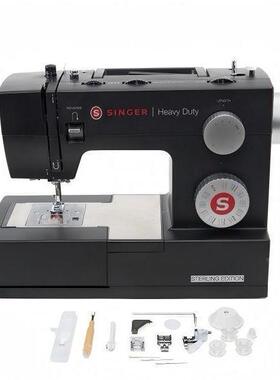 INGESR胜家黑色款4432多功能家用缝台式小型纫纫机吃VIT厚胜家缝