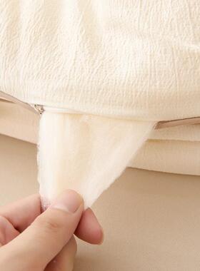 类大豆纤维A22934子母被二四合一厚拉季通用加保暖冬被芯四季春秋