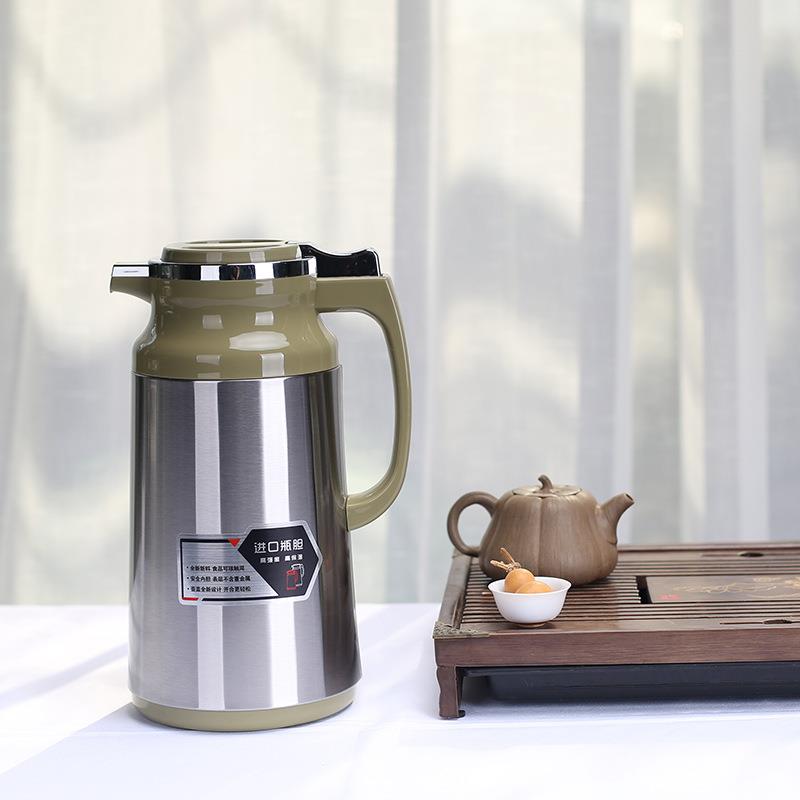 用保壶家不锈钢暖水瓶大口玻璃内胆保温瓶暖温径壶ZHT热水瓶22