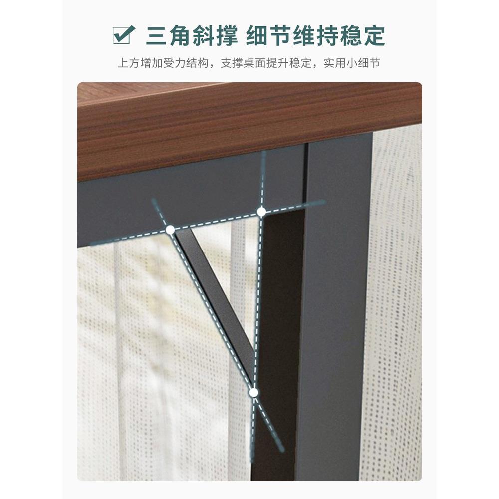 A373A66学电脑桌家台用式办公形桌简约现代卧室简易桌子工作台长